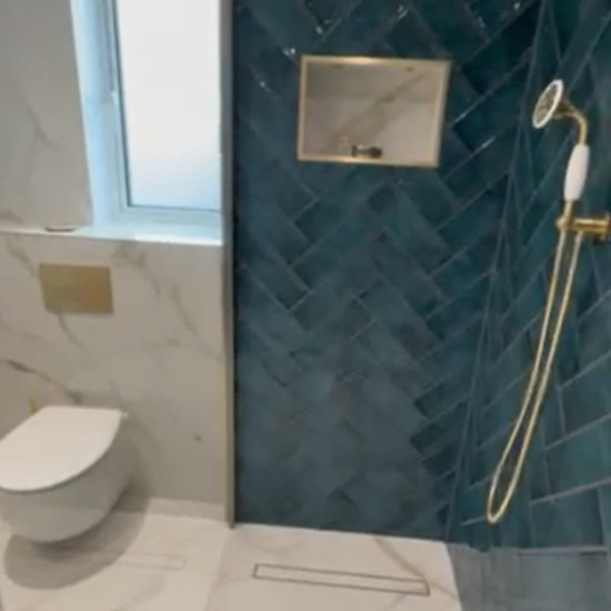Renovation of a bathroom, Devon
